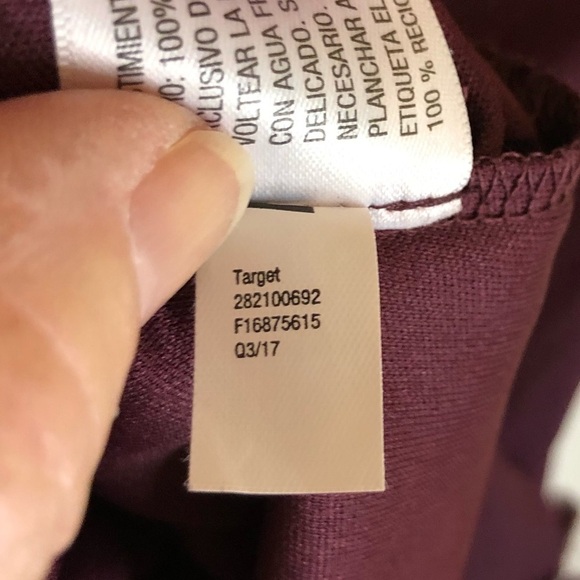 Xhilaration for Target Maroon with Floral Embroidery Sleeveless Dress Size Med - Picture 10 of 10